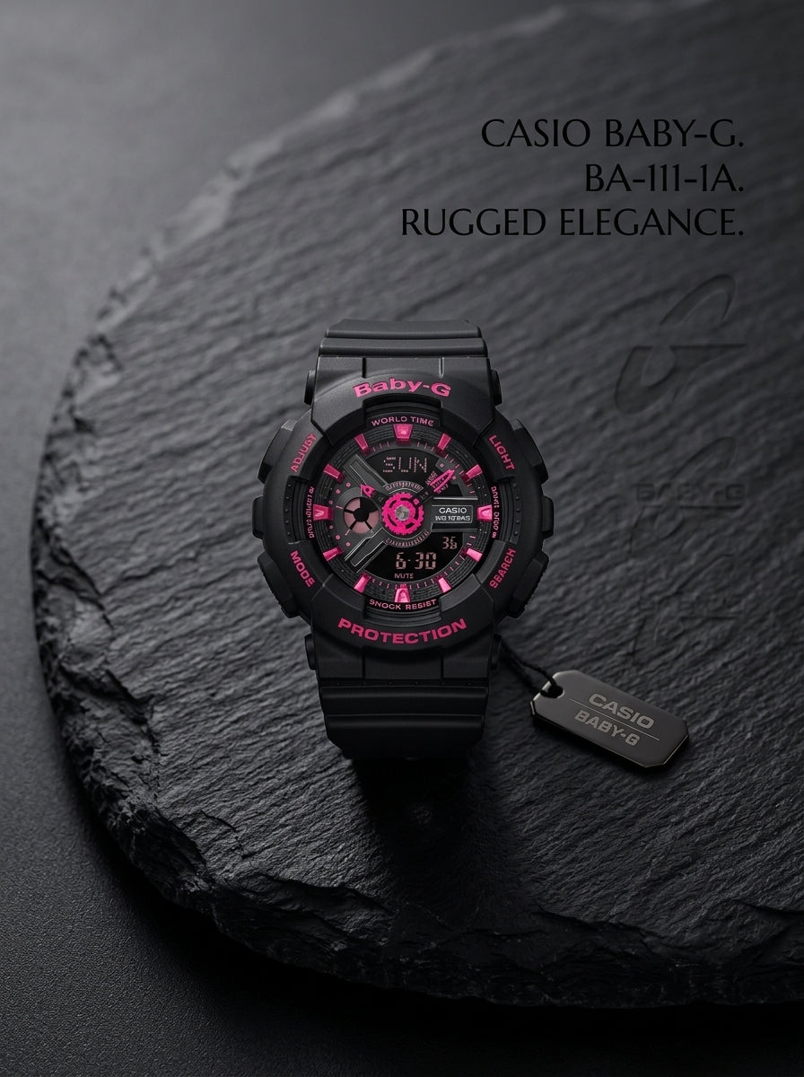 Baby-G Unisex Watch, BA-111-1ADR product image