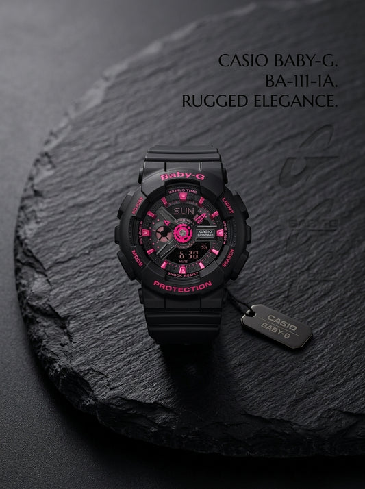Baby-G Unisex Watch, BA-111-1ADR product image