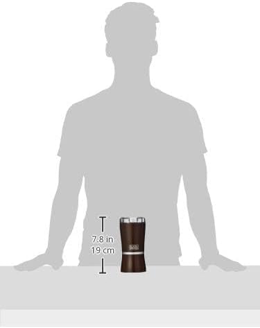Black+Decker, Coffee Grinder ,Stainless Steel Blades, One-Touch Operation, Compact Design CBM4