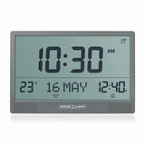 Alfajr Digital Desk Islamic Prayer Clock White With Multiple Azan Sound And Prayer Times, CJ-17W