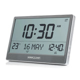 Alfajr Digital Desk Islamic Prayer Clock White With Multiple Azan Sound And Prayer Times, CJ-17W
