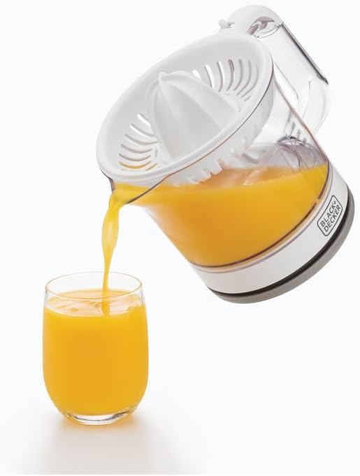 Black+Decker, Portable 600L Citrus Juicer, Dual Cones, Auto-Reversing,  Easy to Clean CJ675