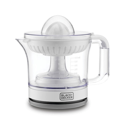 Black+Decker Portable 600ML Citrus Juicer, Dual Cones, Auto-Reversing, Easy to Clean CJ675 Juicer BL-CJ675