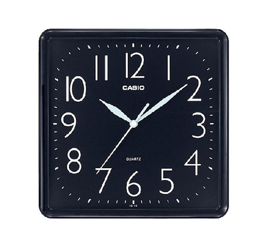 Casio Clock CS-IQ-06-1DF black dial clock