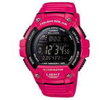 Casio, Menâ€™s Watch Digital, Grey Dial Black Resin Band, W-S220C-4BVDF