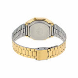 Casio, Unisex Watch Vintage Collection Digital, Mix Dial Gold Stainless Band, A168WEGC-3DF