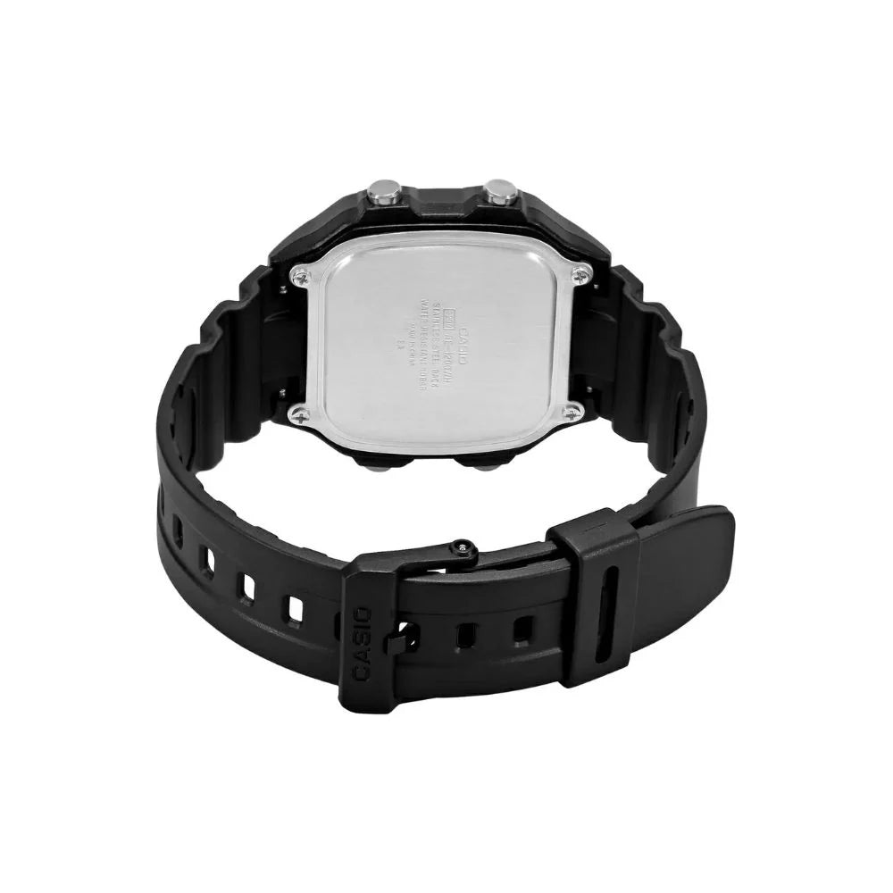 Casio Men's Watch Digital, Black Dial Black Silicone Strap, AE-1200WH-1AVDF product image