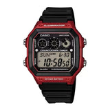 Casio Men's Watch Digital, Black Dial Black Resin Strap, AE-1300WH-4AVDF