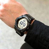 Casio Men's watch Digital, Black Dial Black Resin Strap, AE-1500WHX-1AVD