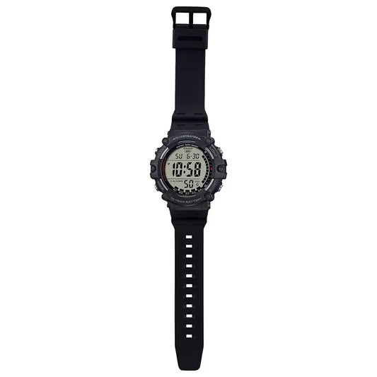Casio Men's watch Digital, Black Dial Black Resin Strap, AE-1500WHX-1AVD