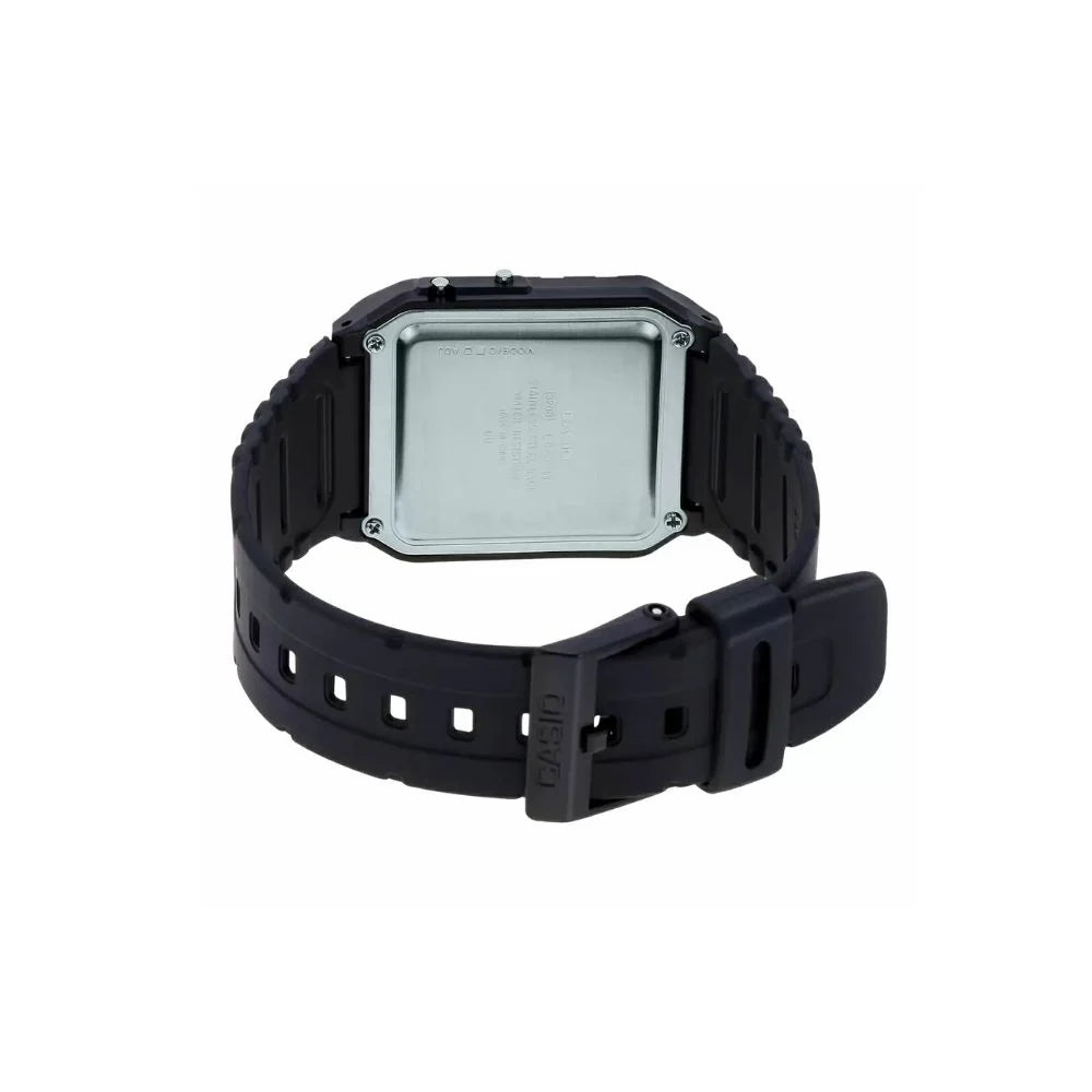 Casio Unisex Calculator Digital Watch, Black Dial Black Resin Strap, CA-53WF-1BDF