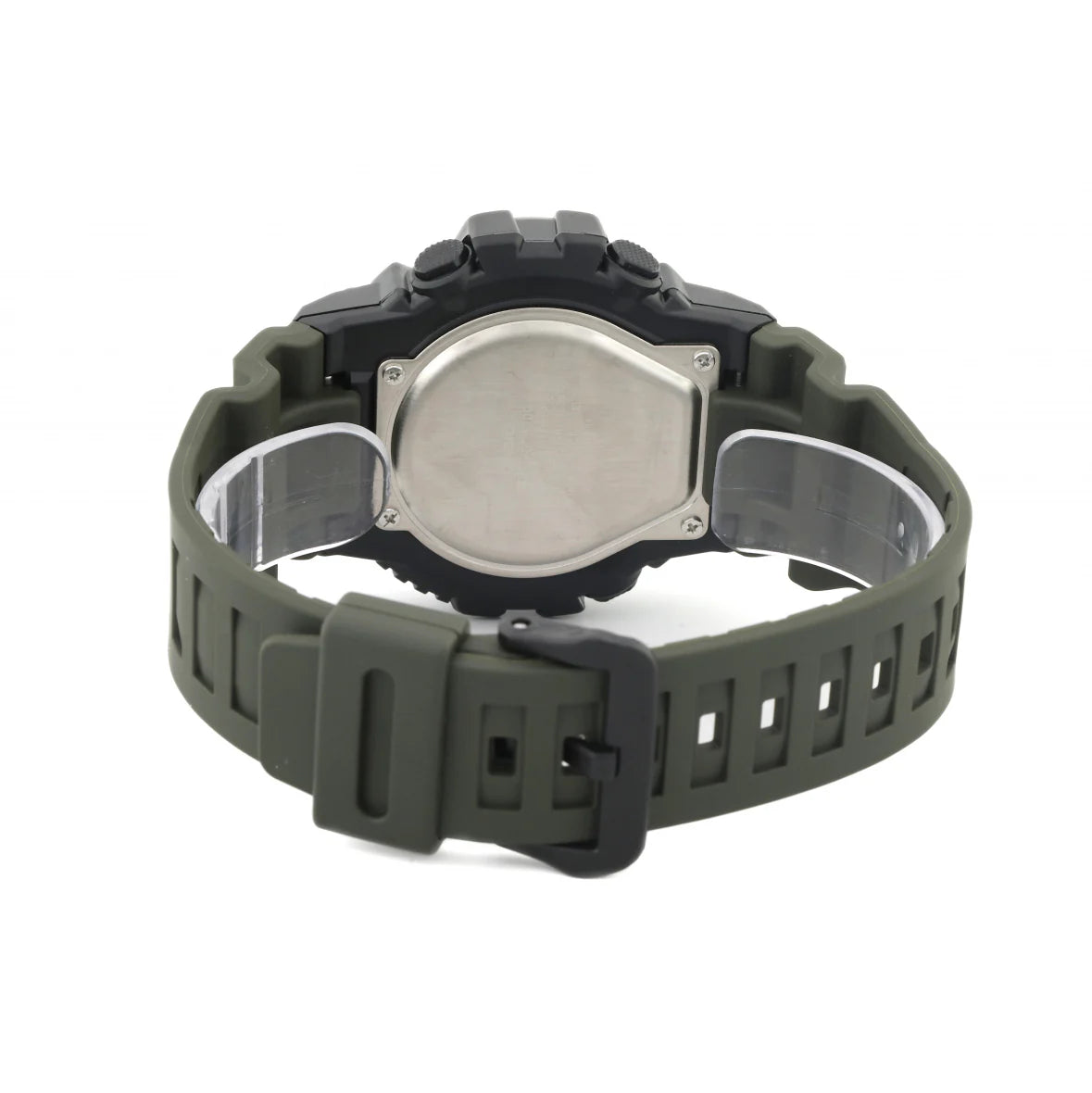 Casio Men's Watch Analog & Digital Combo, Black Dial Green Resin Strap, HDC-700-3AVDF product image