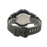 Casio Men's Watch Analog & Digital Combo, Black Dial Green Resin Strap, HDC-700-3AVDF product image