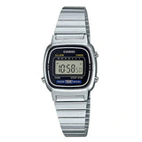 Casio Women's Watch Digital, Black Dial Silver Stainless Steel Strap, LA670WA-1DF product image