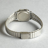 Casio, Women's Watch Vintage Collection Digital, Maroon Dial Silver Stainless Steel Band, LA670WA-4DF product image