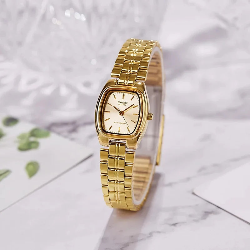 Casio Women's Watch Analog, Gold Dial Gold Stainless Steel Strap, LTP-1169N-9ARDF