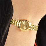 Casio Women's Watch Analog, Gold Dial Gold Stainless Steel Strap, LTP-1275G-9ADF