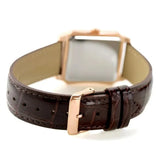 Casio Men's Analog Watch, Champagne Dial With Brown Leather Band, MTP-B190RGL-9BVDF