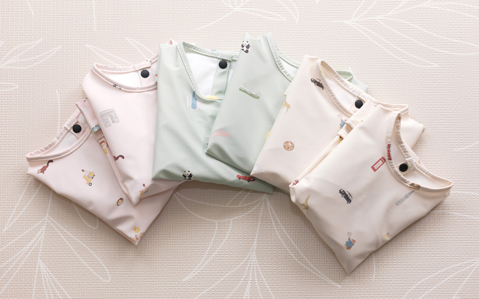 Milk It Baby Water Proof Sleeved Bib, Paris City, MI-SBLN007S