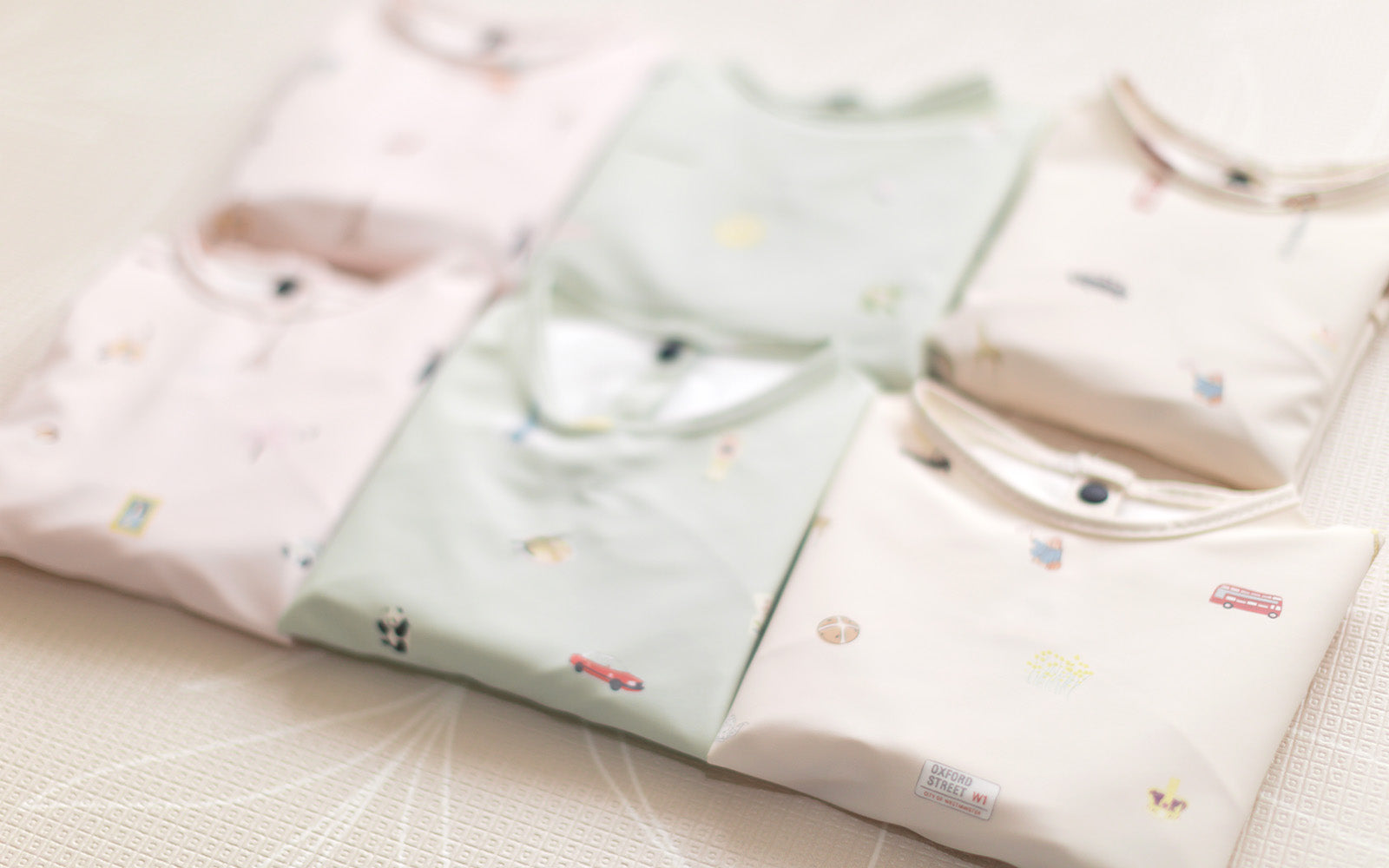 Milk It Baby Water Proof Sleeved Bib, Paris City, MI-SBLN007S
