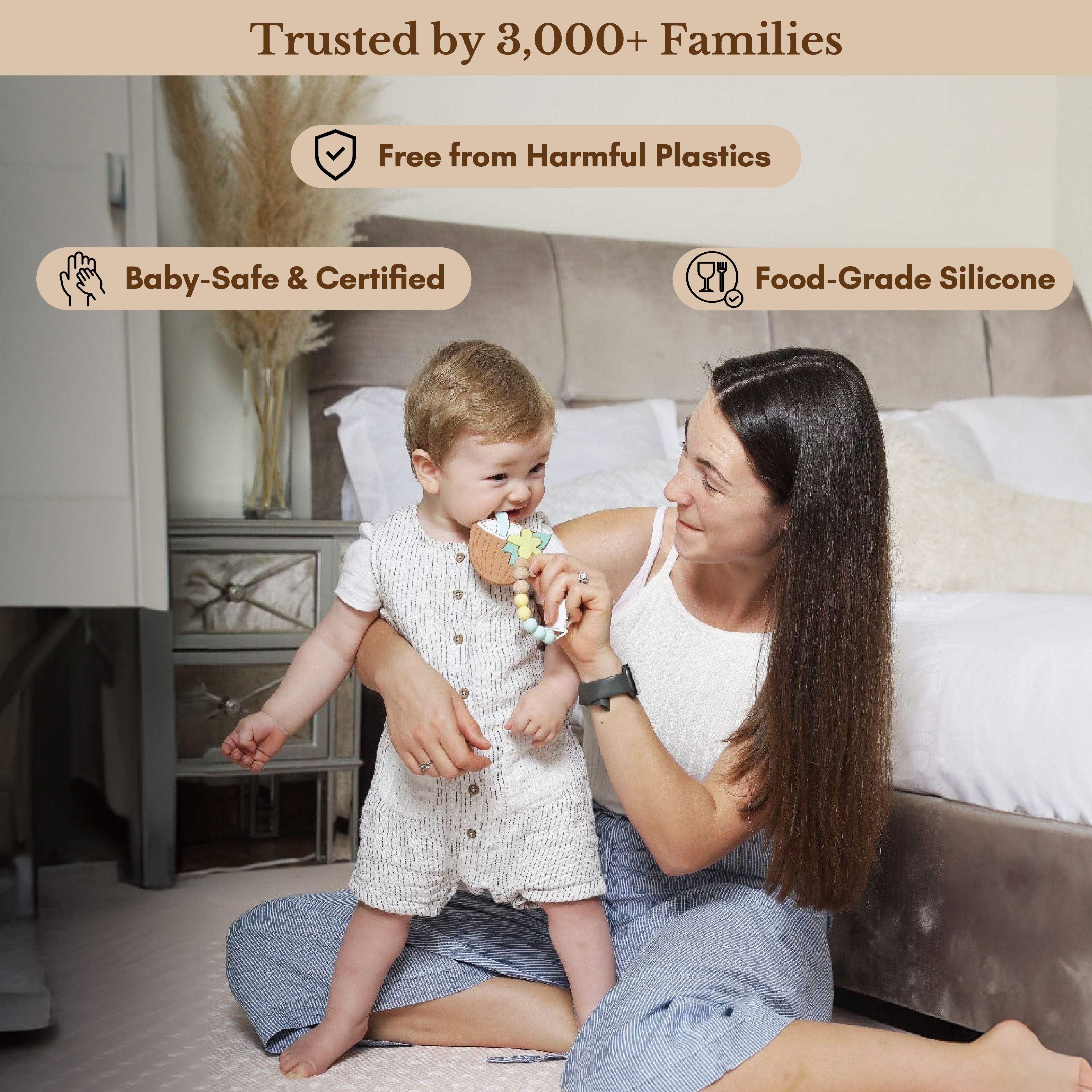 Milk It Baby, Lets Go Coco-Nuts' Teether, MI-TCN005