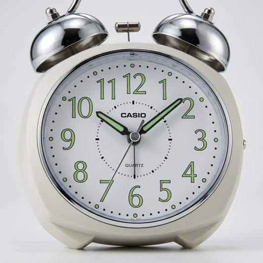 Casio bell sound, analog alarm clock , TQ-369-7DF