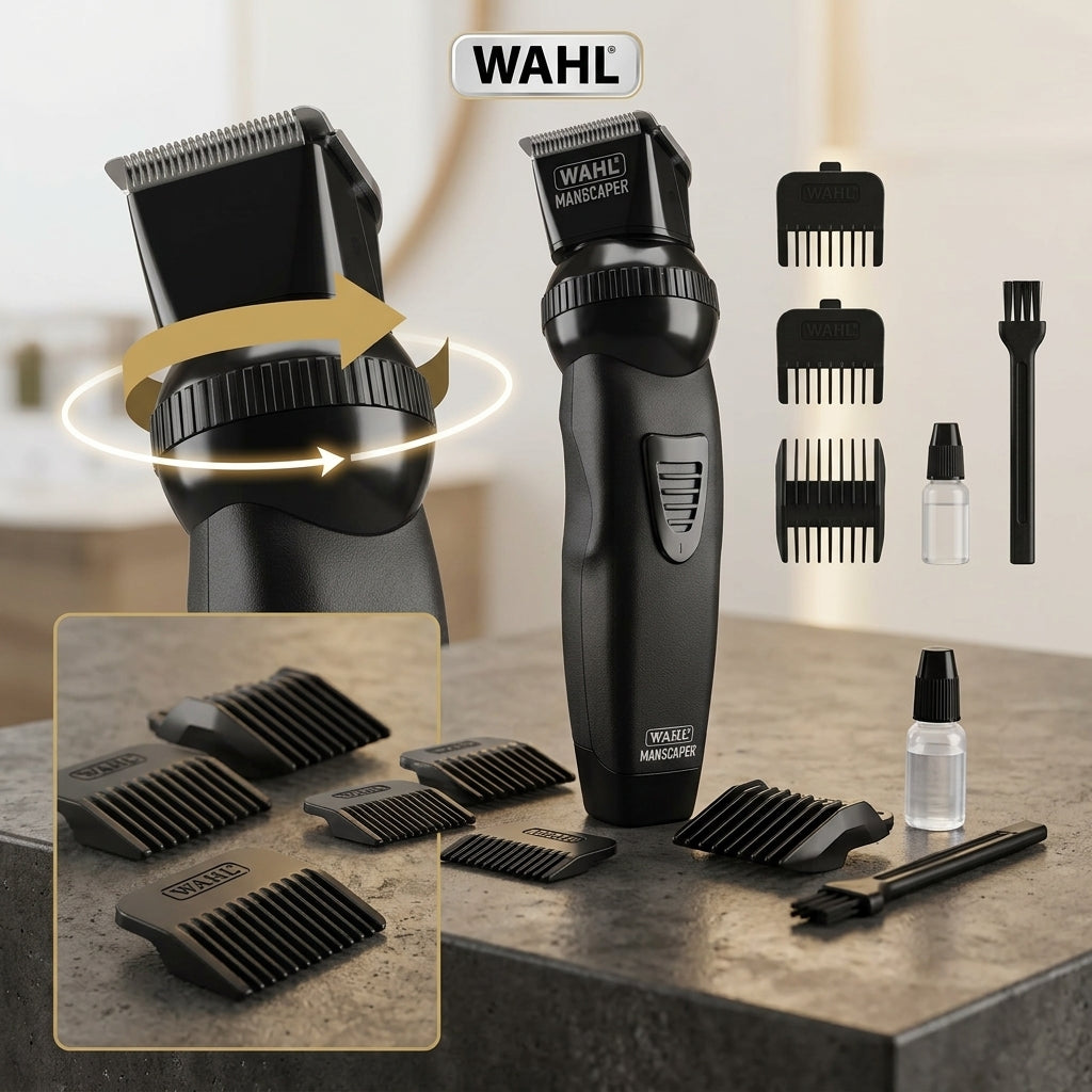 Wahl Manscaper 360° Rotating Head Body Trimmer, WA-3030817