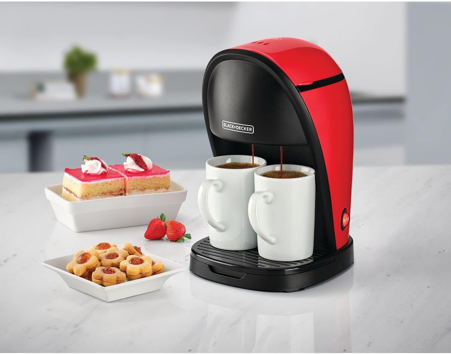 Black+Decker, 2 Cup Drip Coffee Maker, Compact, Quick Brew, Easy Clean DCM48