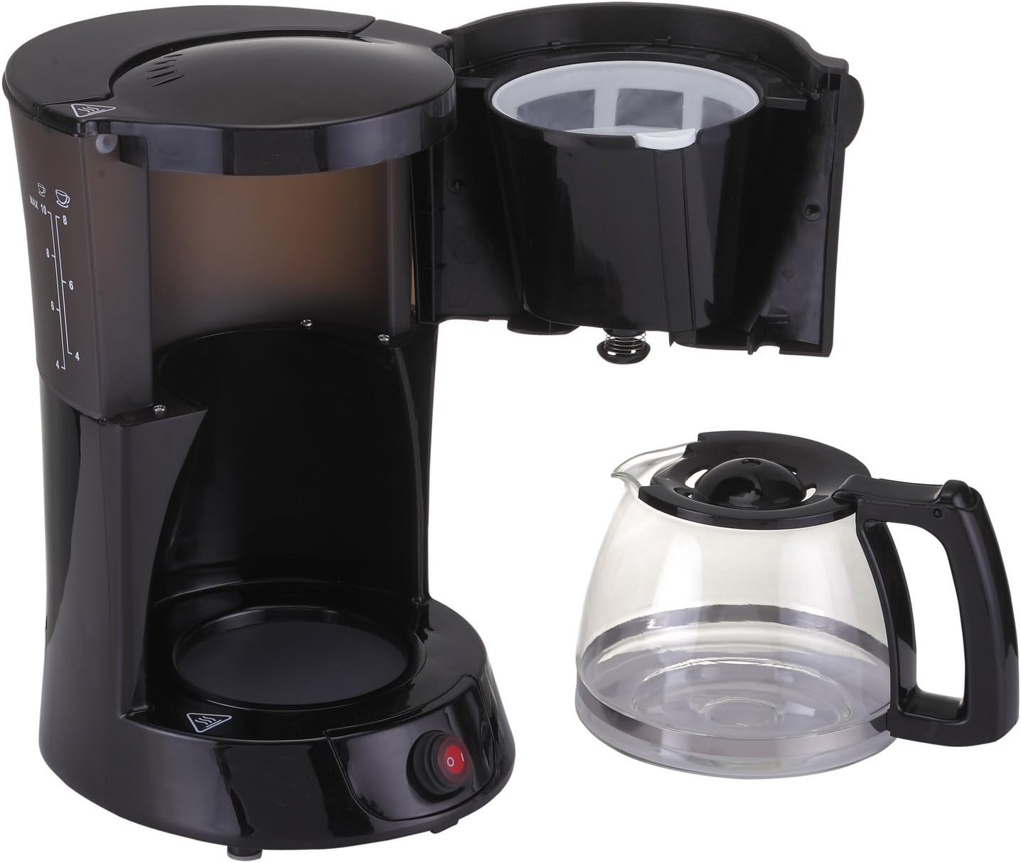 Black+Decker, 8-10 Cup Coffee Maker, Compact Design, Easy Brew, Anti-Drip Carafe DCM600