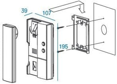 Commax Double Audio Doorphone with Outdoor Door Bell Set, DPLA01-201