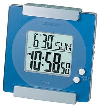 Casio, Digital Desk  Alarm Clock,Blue, DQ643