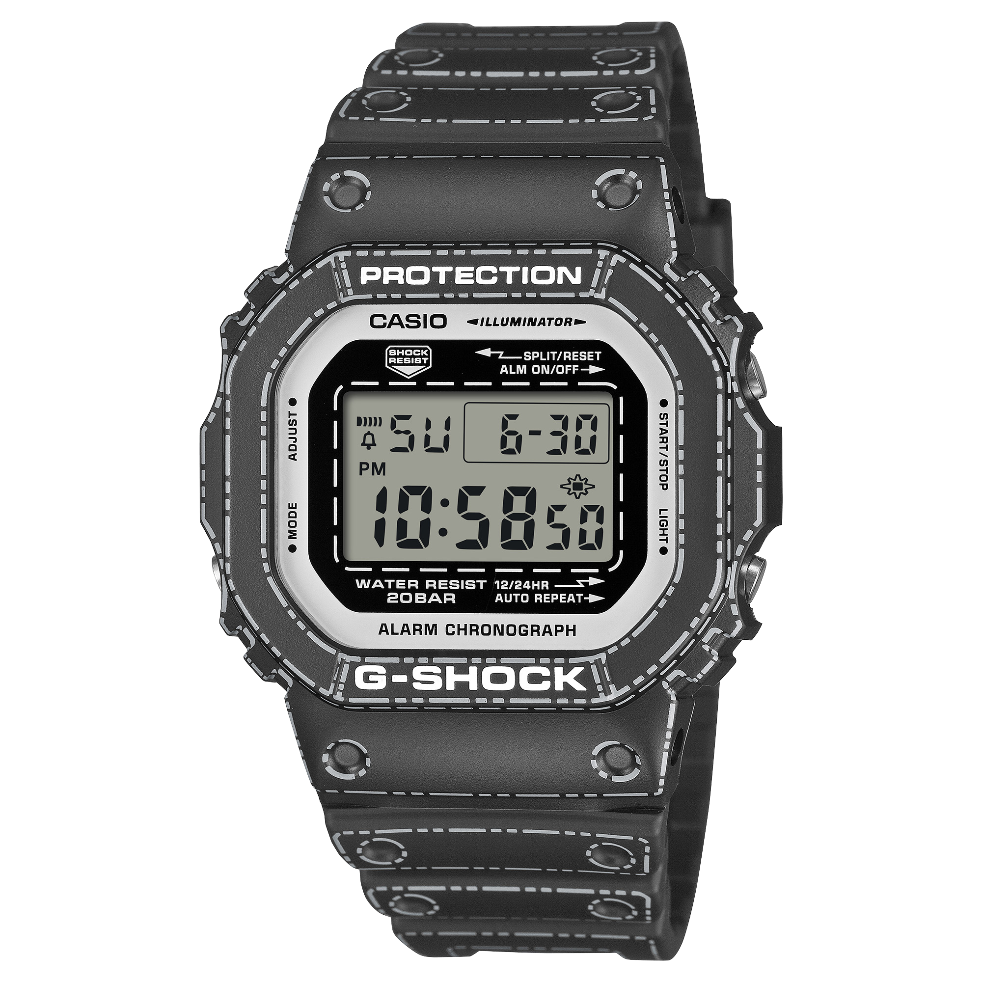 G-Shock Origami Series Men's Watch Digital Dial with Black Resin Band, DW-5600RGM-1DR | Bahrain