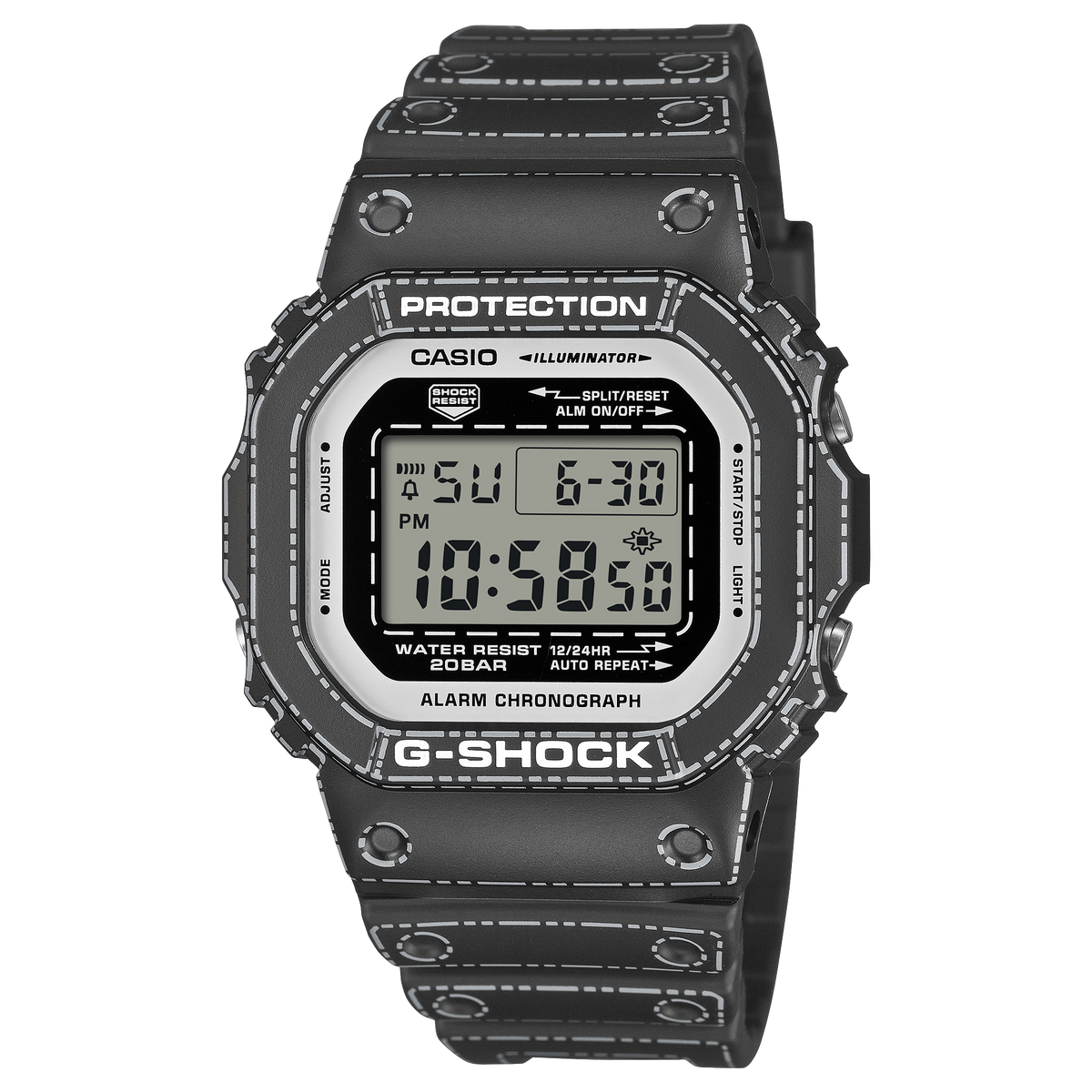 G-Shock Origami Series Men's Watch Digital Dial with Black Resin Band, DW-5600RGM-1DR | Bahrain