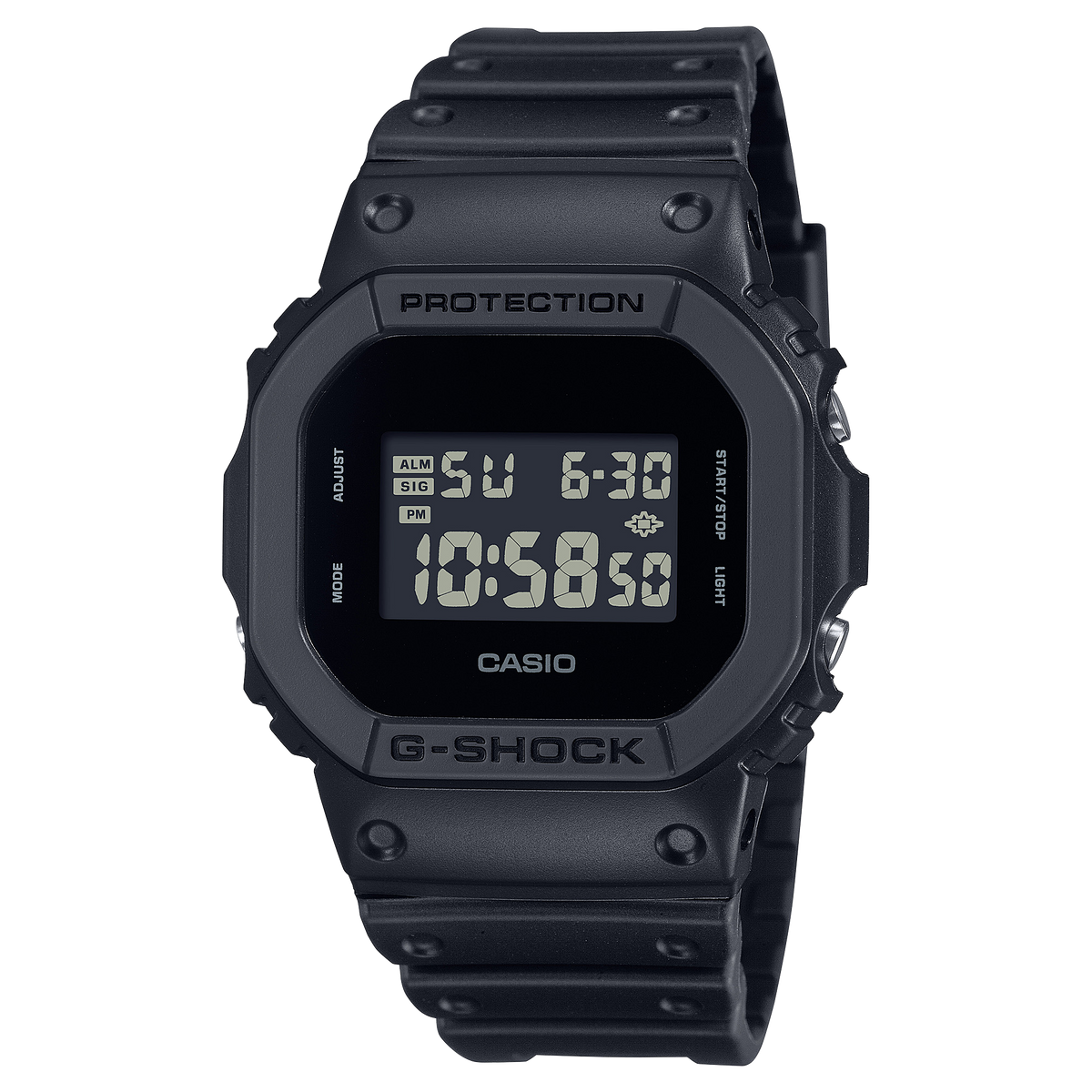 G-Shock Men's Watch Digital Black Dial with Black Resin Band, DW-5600UBB-1DR
