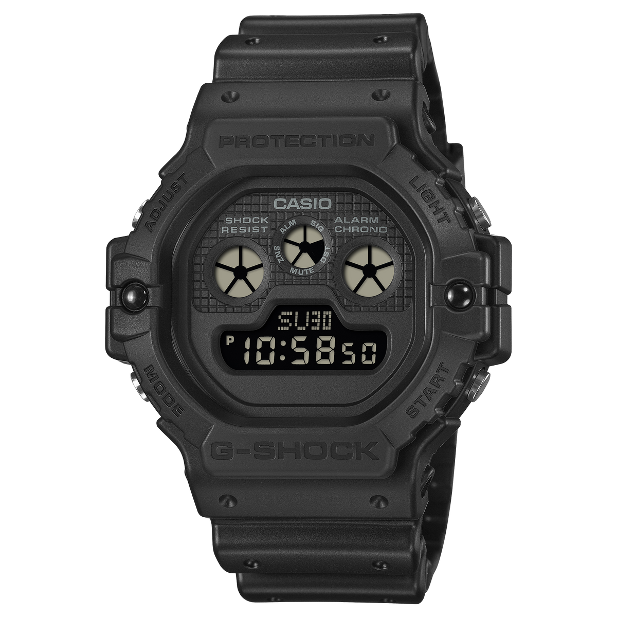 G-Shock Men's Watch Digital Dial with Black Resin Band, DW-5900UBB-1DR| Bahrain