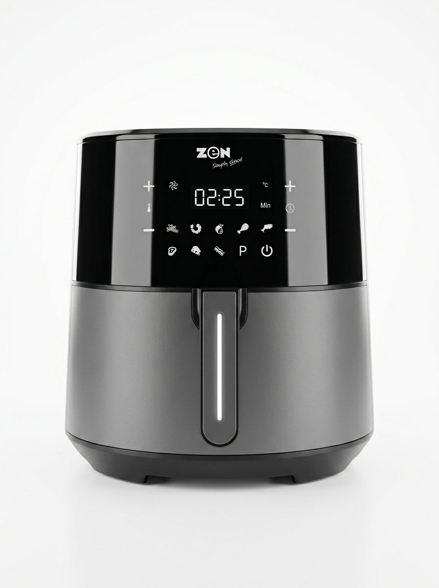 Zen Digital Air Fryer 8L 1800W  with 5 Accessories , ZAF850D