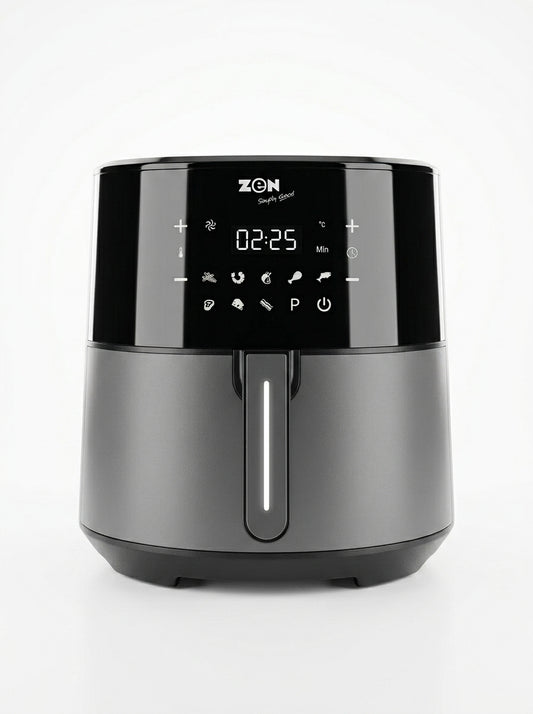 Zen Digital Air Fryer 8L 1800W  with 5 Accessories , ZAF850D