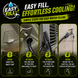 Symphony Air Force 100 Semi-Commercial Air Cooler with Xtra Power Jet Fan-100L, 325W, airforce100