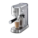 Black+Decker, Espresso Coffee Machine, 15Bar, 1450 Watts, ECM150 Coffee Maker BL-ECM150