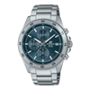 Edifice Men's Analog Watch Blue Dial with Silver Stainless Steel Band, EFR-526D-2AVUDF