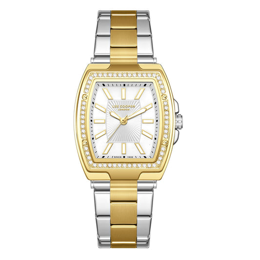 Lee Cooper, Men's, Analog Watch, Silver Dial, with Stainless Steel Band, LE-LC08058.220