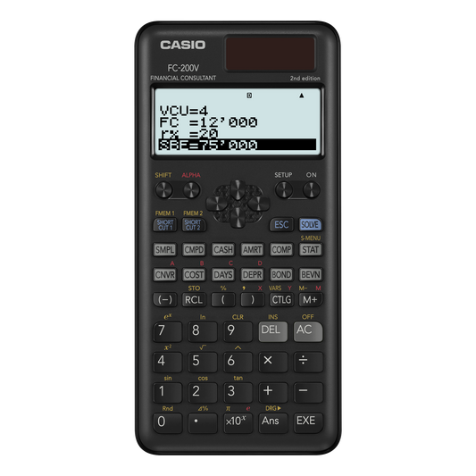 Casio Calculator FC200 calculator