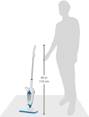 Black+Decker, 5-in-1 Steam Mop with Superheated Steam, 1300W, Swivel Head with 5 Accessories, FSMH13E5