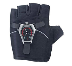 Fastrack Unisex Hand Gloves Watch Analog, Black Dial Black Fabric Strap, 3035SL02