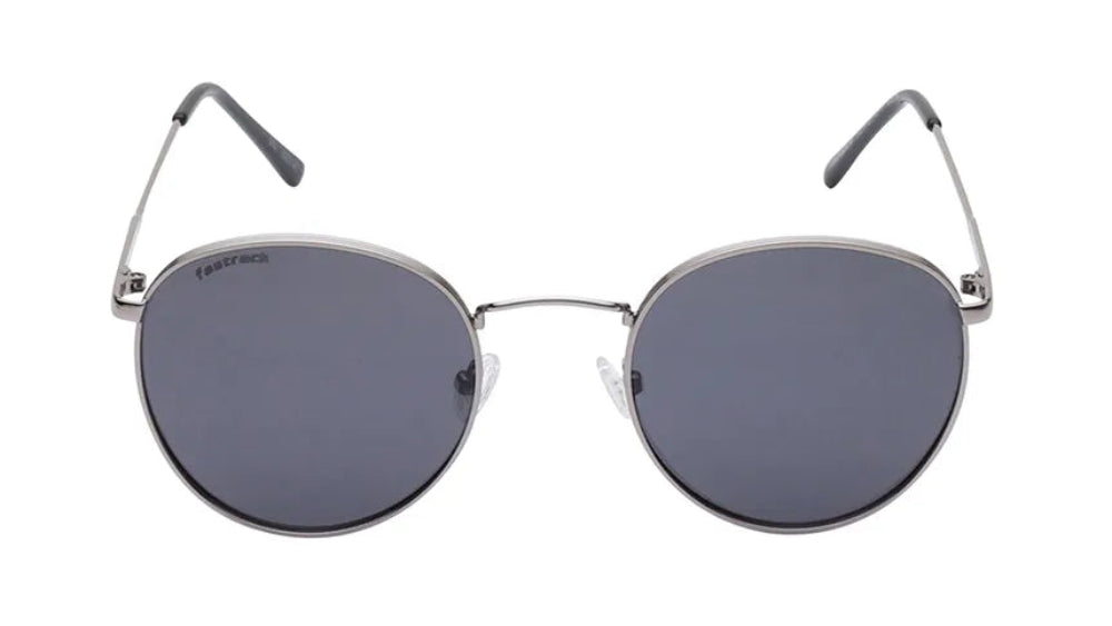 Fastrack Unisex Round Sunglasses, Grey Lens, UV protected, M257GY12P