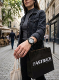 Fastrack 9335PP01 Watches Fastrack, Women's  Watch Analog, Silver Dial Black Resin Strap , 9335PP01