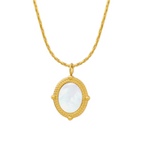 Lee Cooper Women's Necklace - Gold/Mop