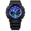 G-Shock Men's Analog-Digital Watch Blue Dial with Black Resin Band, GA-100FL-1ADR product image