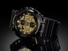 G-Shock Men's Watch Analog-Digital Gold Dial Black Resin Band, GA-140GB-1A1DR