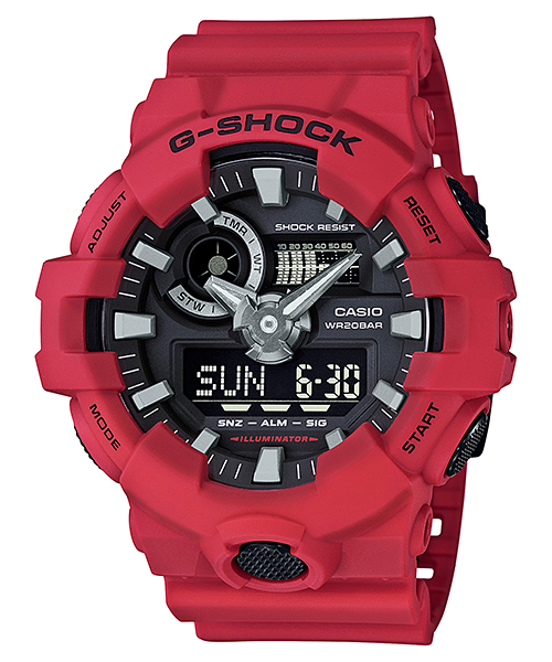 G-Shock Men's Analog-Digital Watch Black Dial with Resin Band, GA-700-4ADR product image